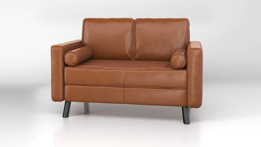 Mempra Design - Genuine Leather Loveseat 52" - Messi Outen