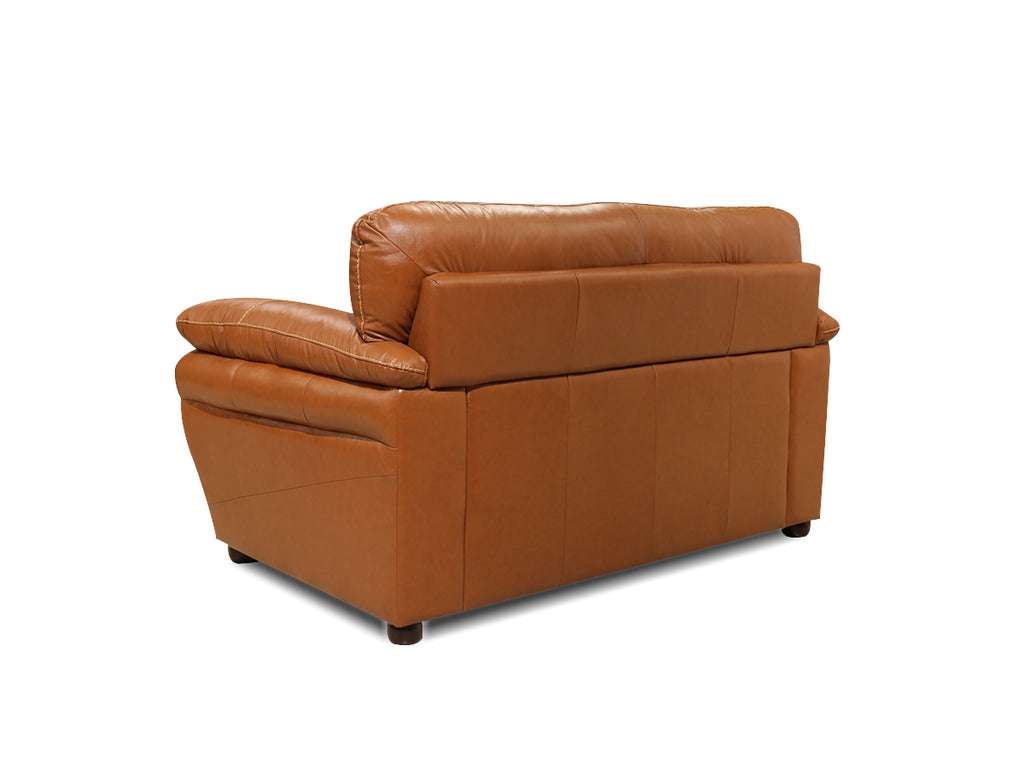 Mempra Design - Genuine Leather Loveseat 65" - Delta Collection