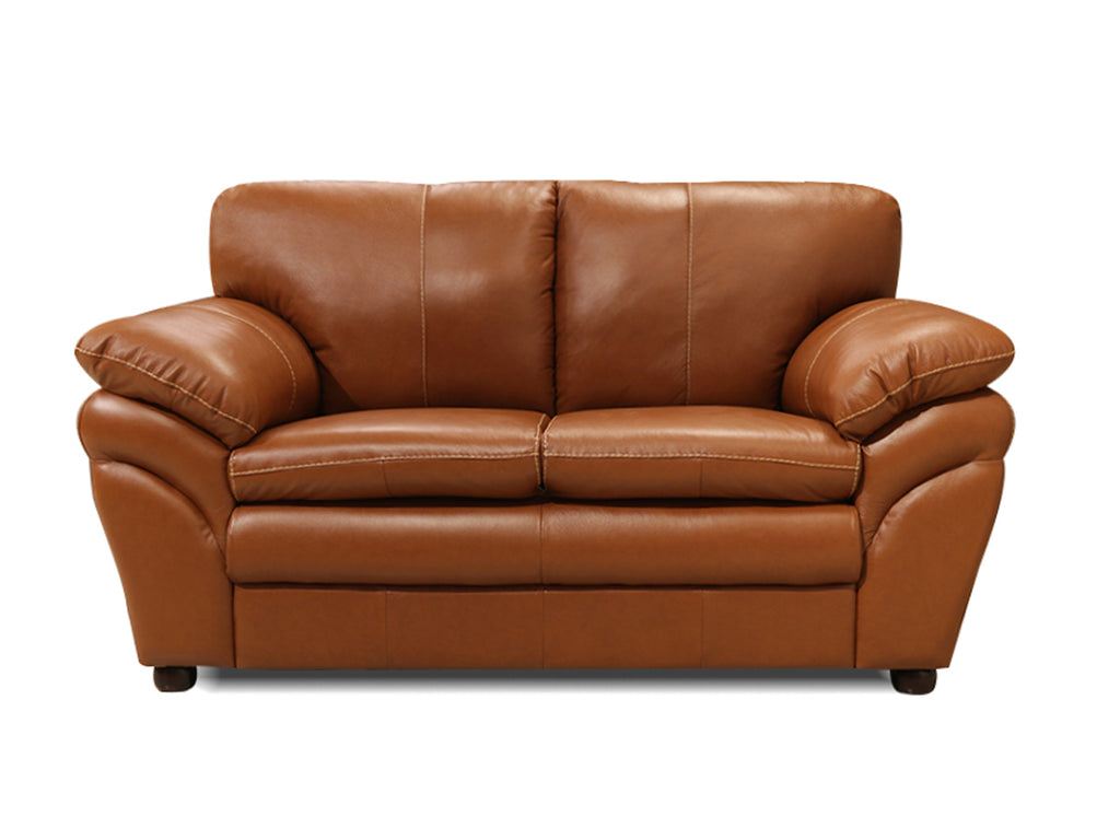 Mempra Design - Genuine Leather Loveseat 65" - Delta Collection