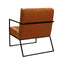 Mempra Design - Genuine Leather X Metal - Melfi Grover Chair Wild Brandy